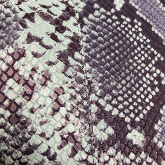 Gianni Bini Lennoxe Teal Snake Print Leather Tall Boots - Picture 8 of 8